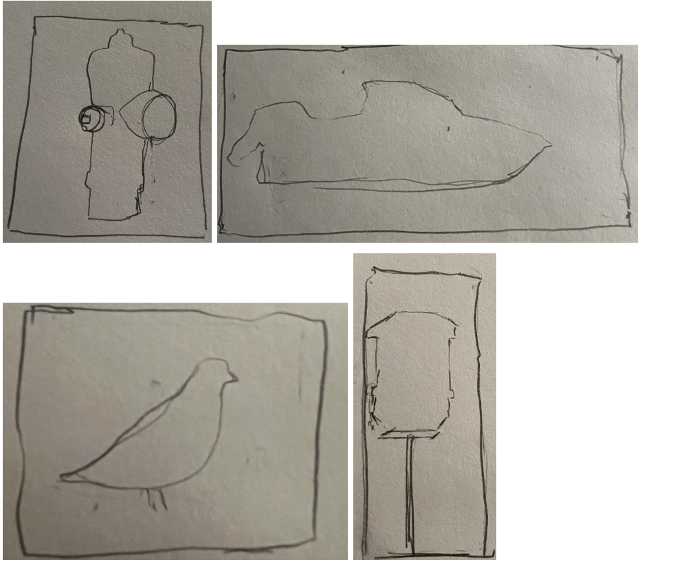 Sketches of urban objects